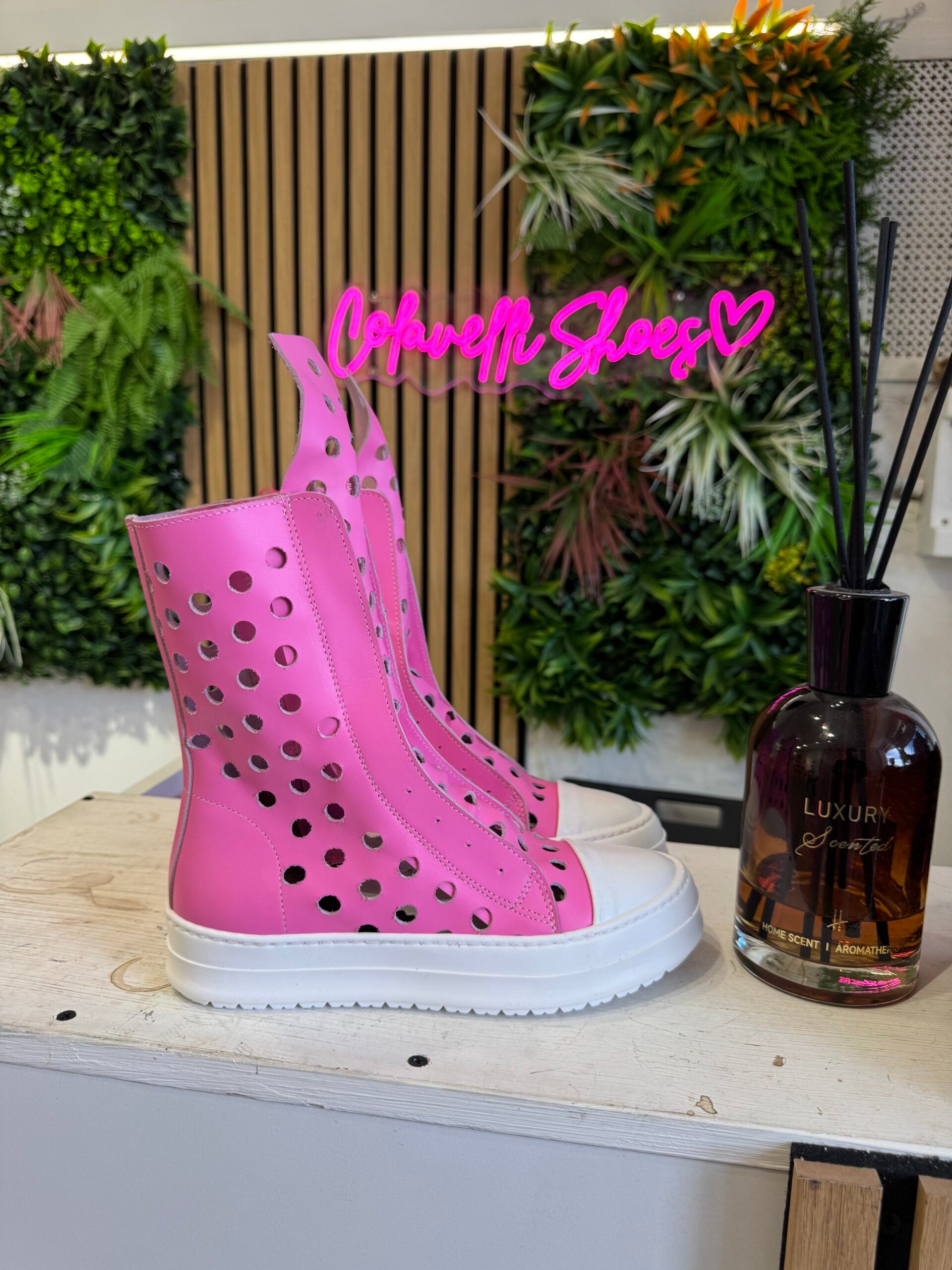 perforated leather bull