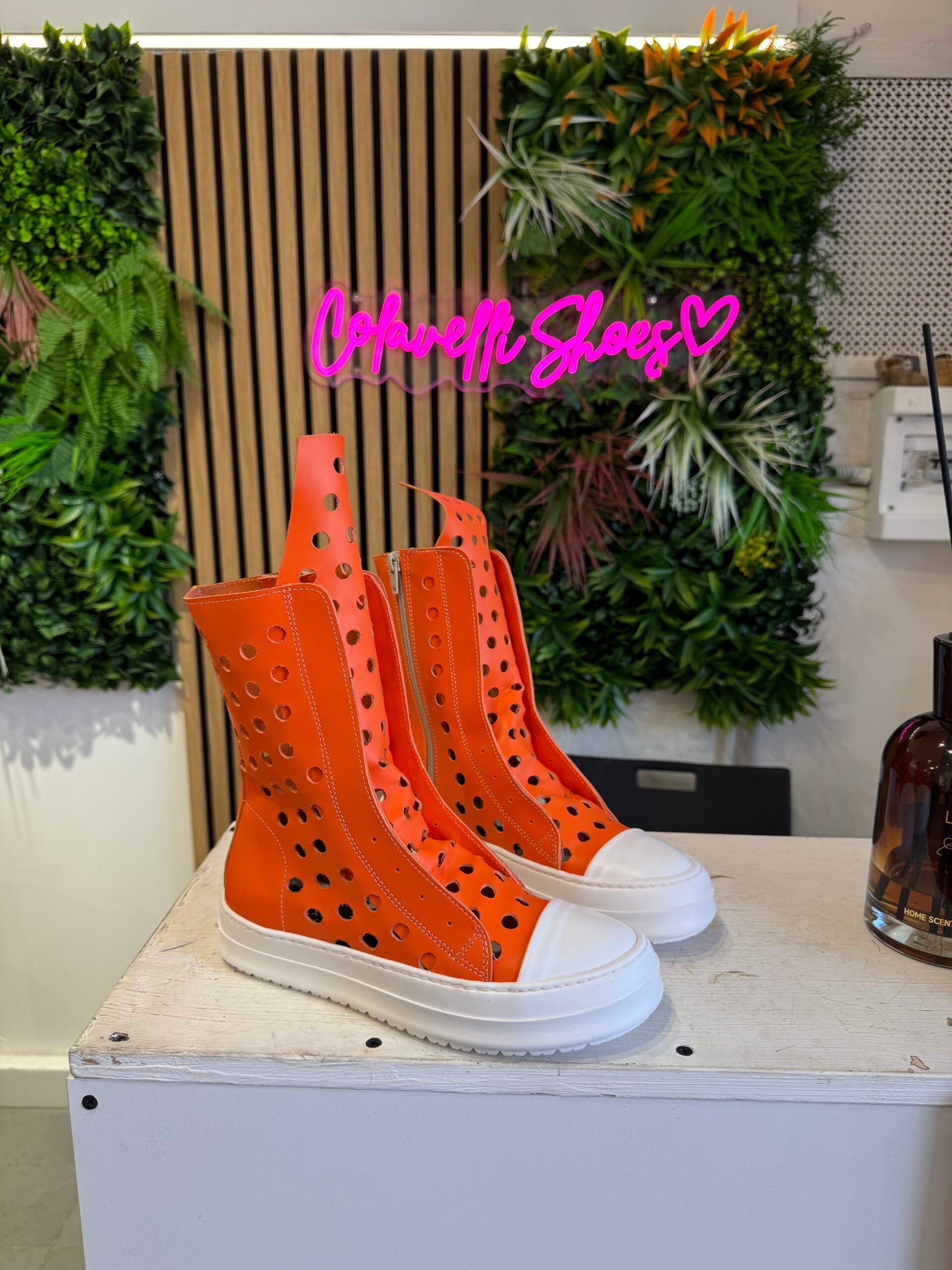 perforated leather bull