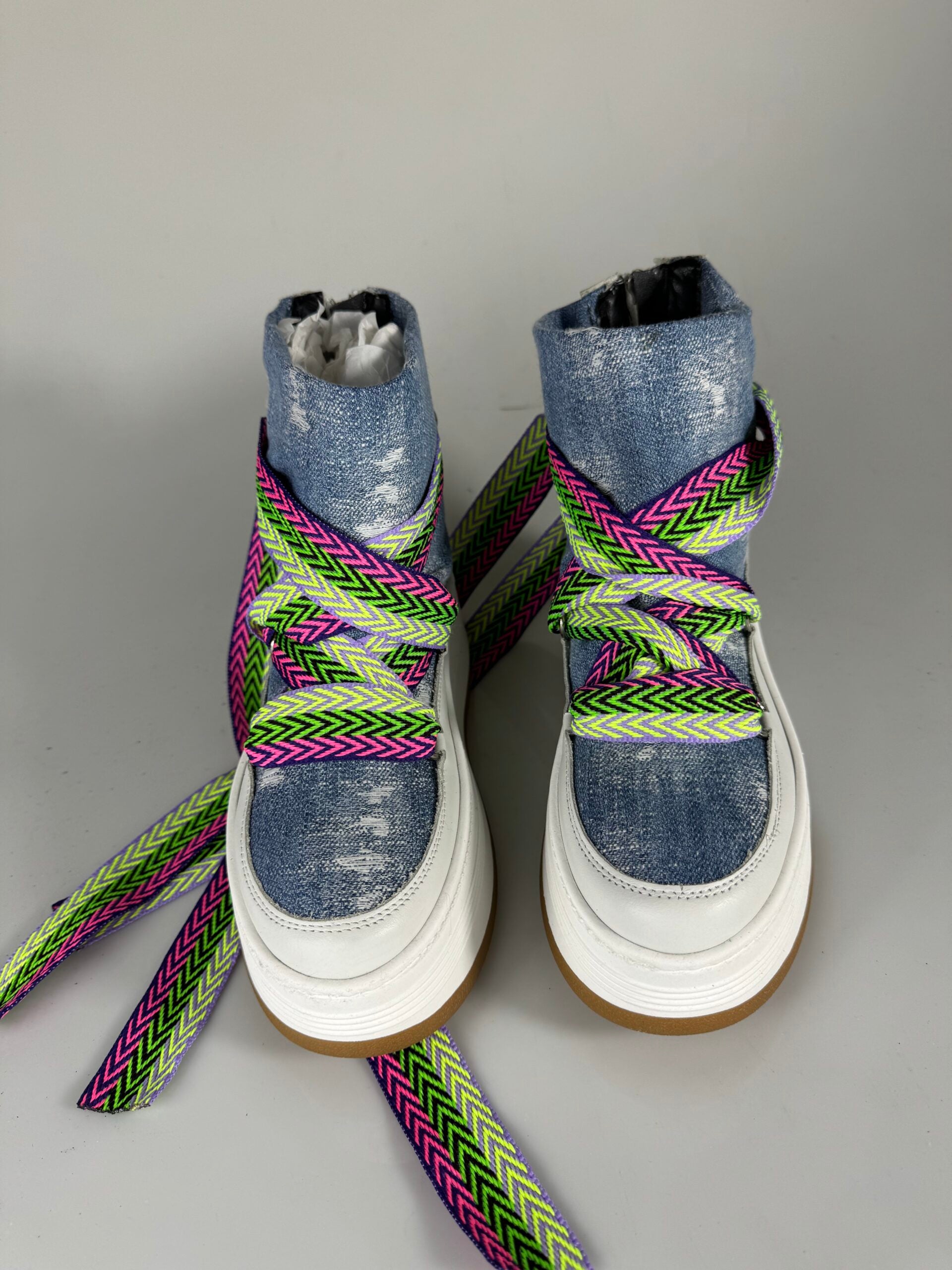 Wolf7 multicolor laced jeans