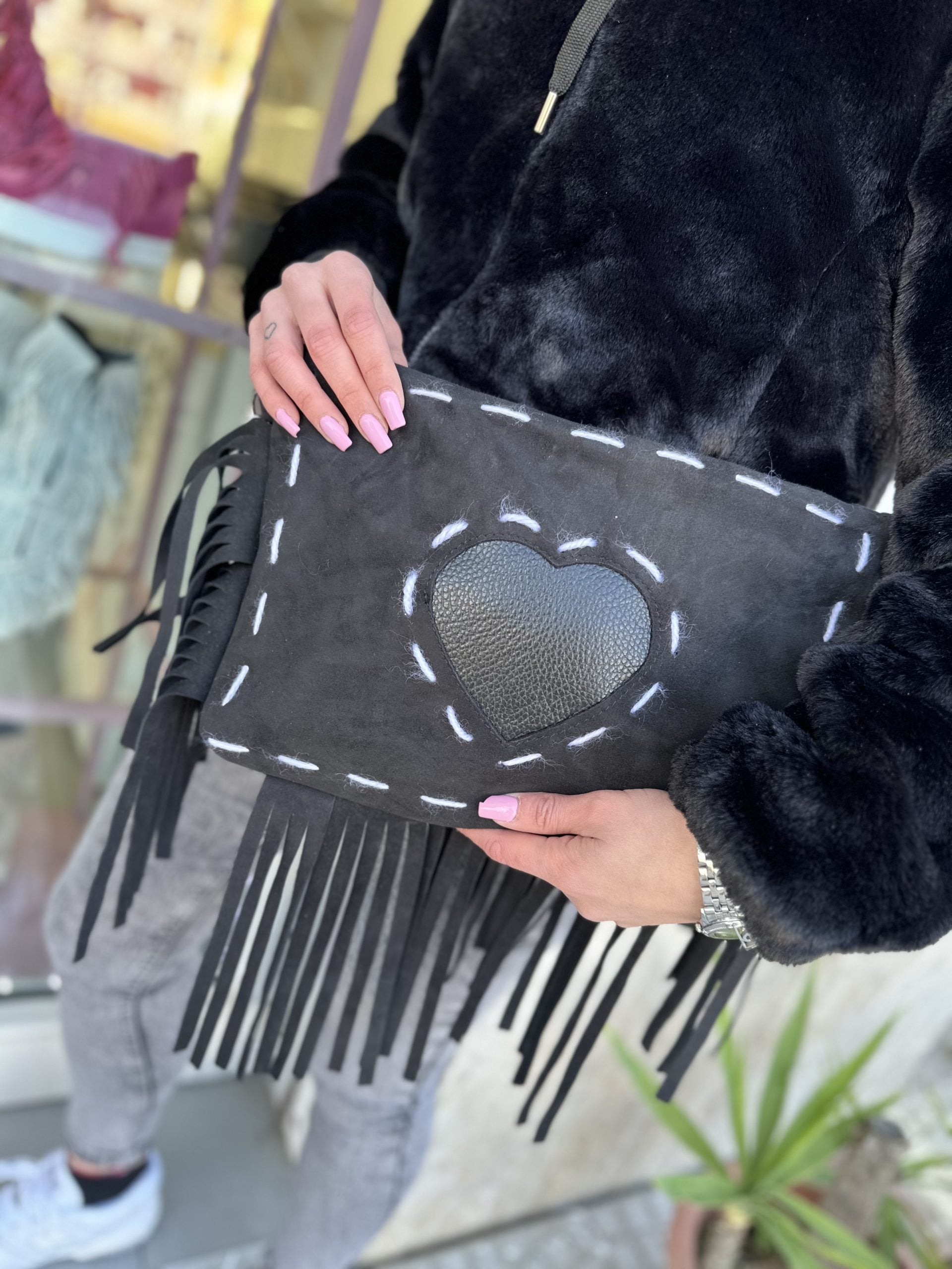 Jumbo bag mini cam nero