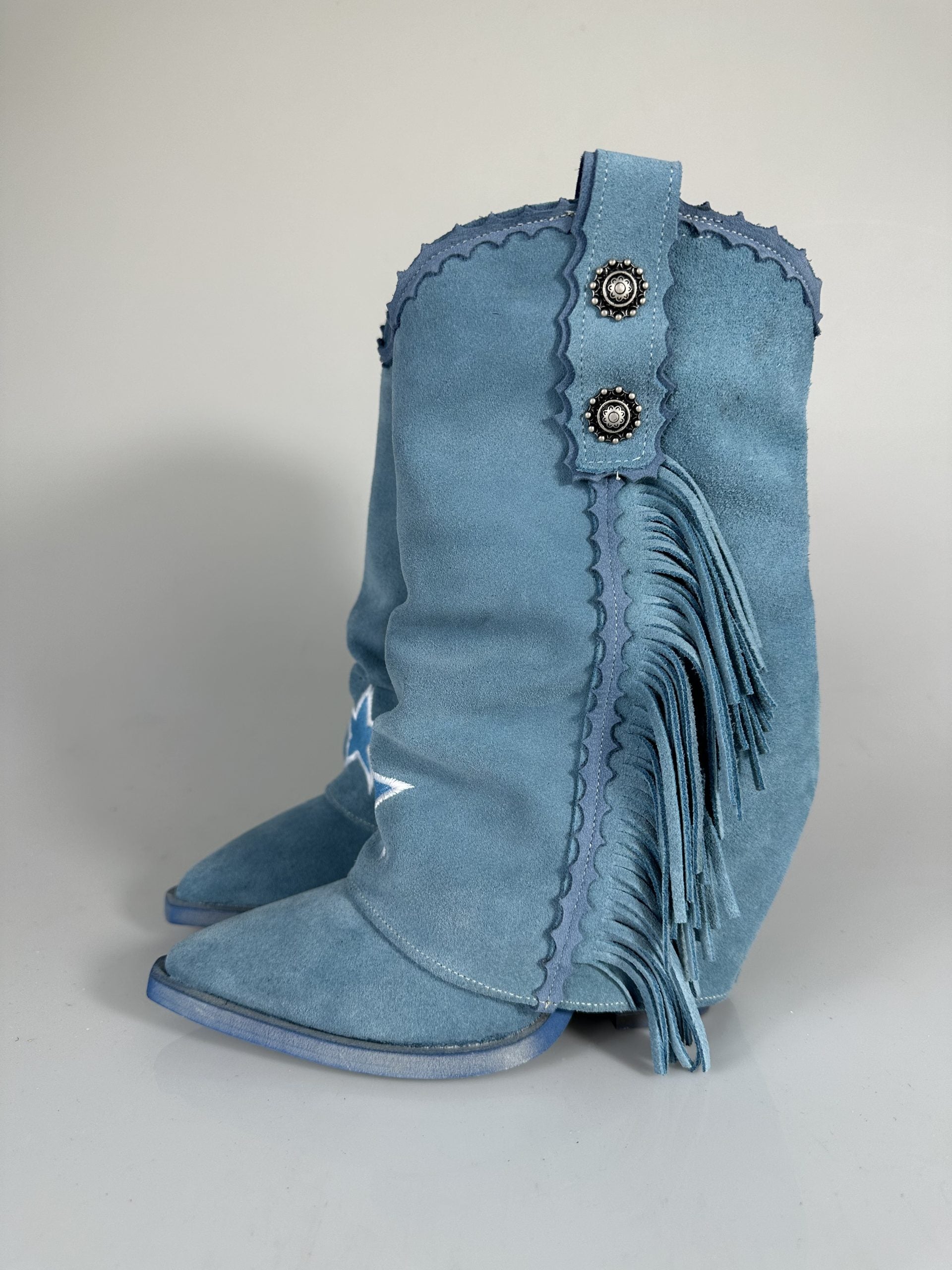 Euphoria turquoise suede