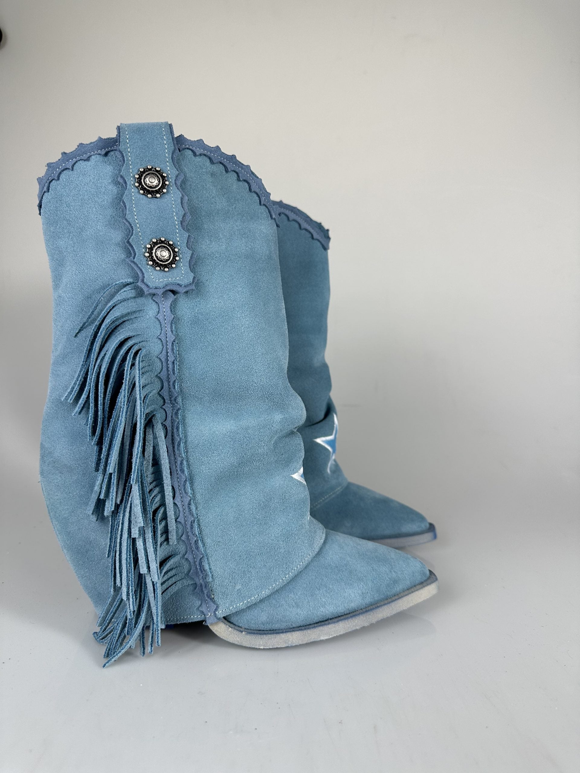 Euphoria turquoise suede