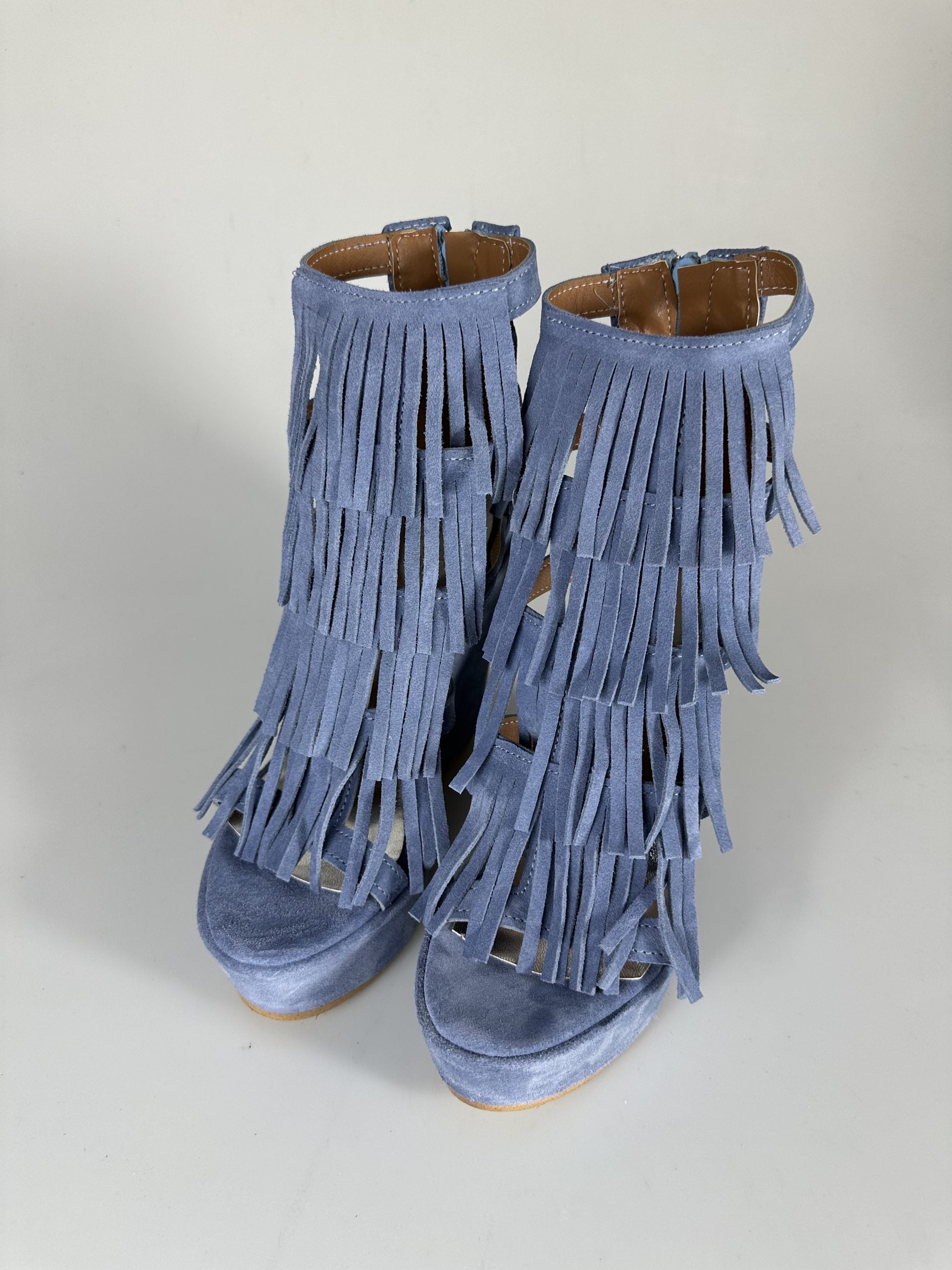 Carmensita Aphrodite Light Blue Suede