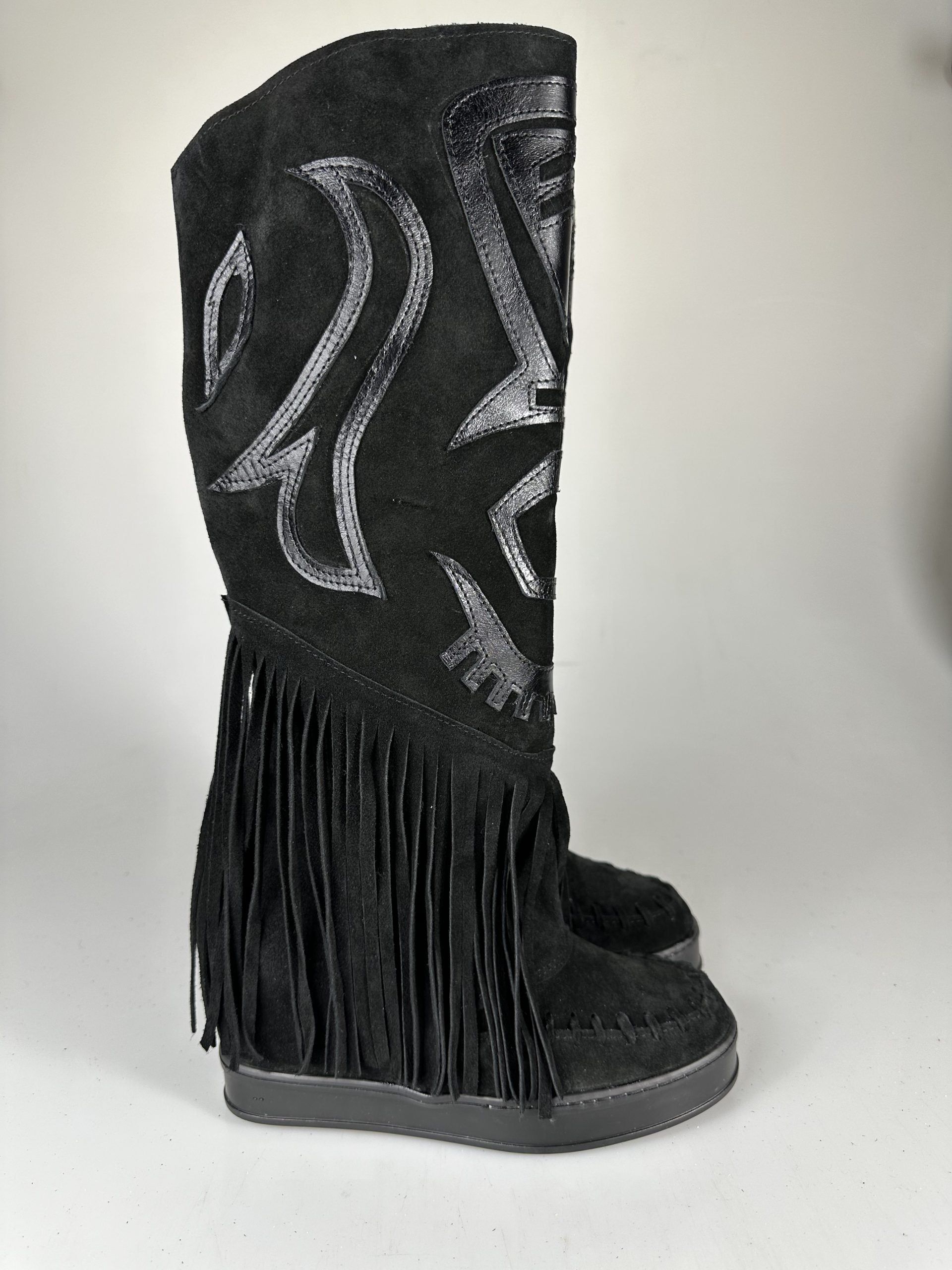 Santho mid cam negro suela negra