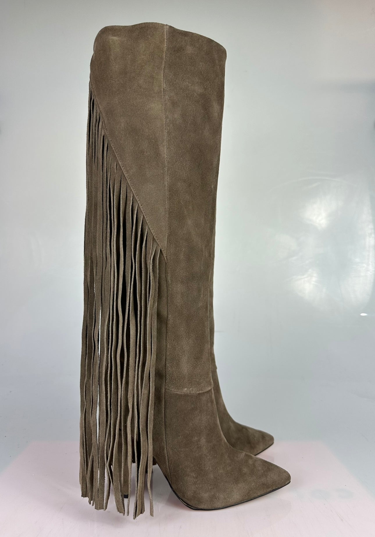 Cesare 1571 dove grey suede