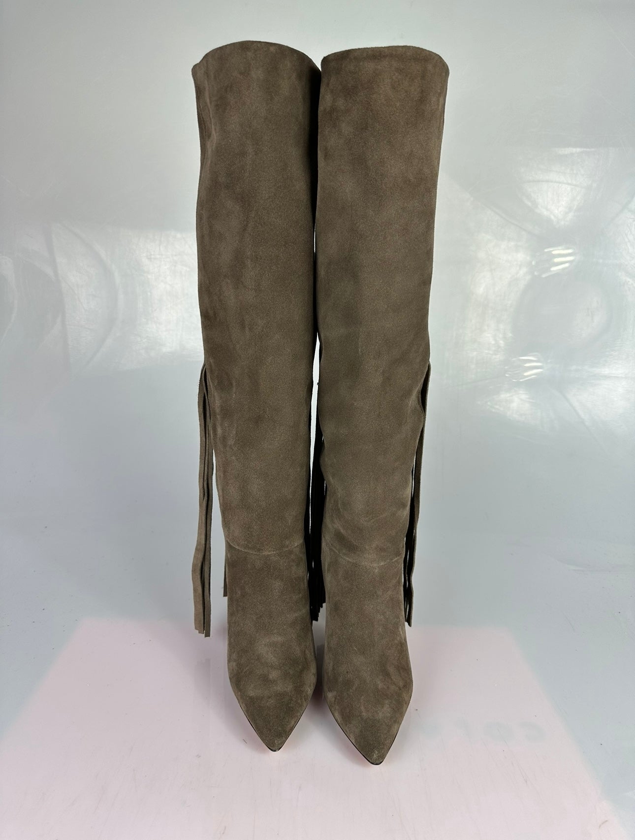 Cesare 1571 dove grey suede
