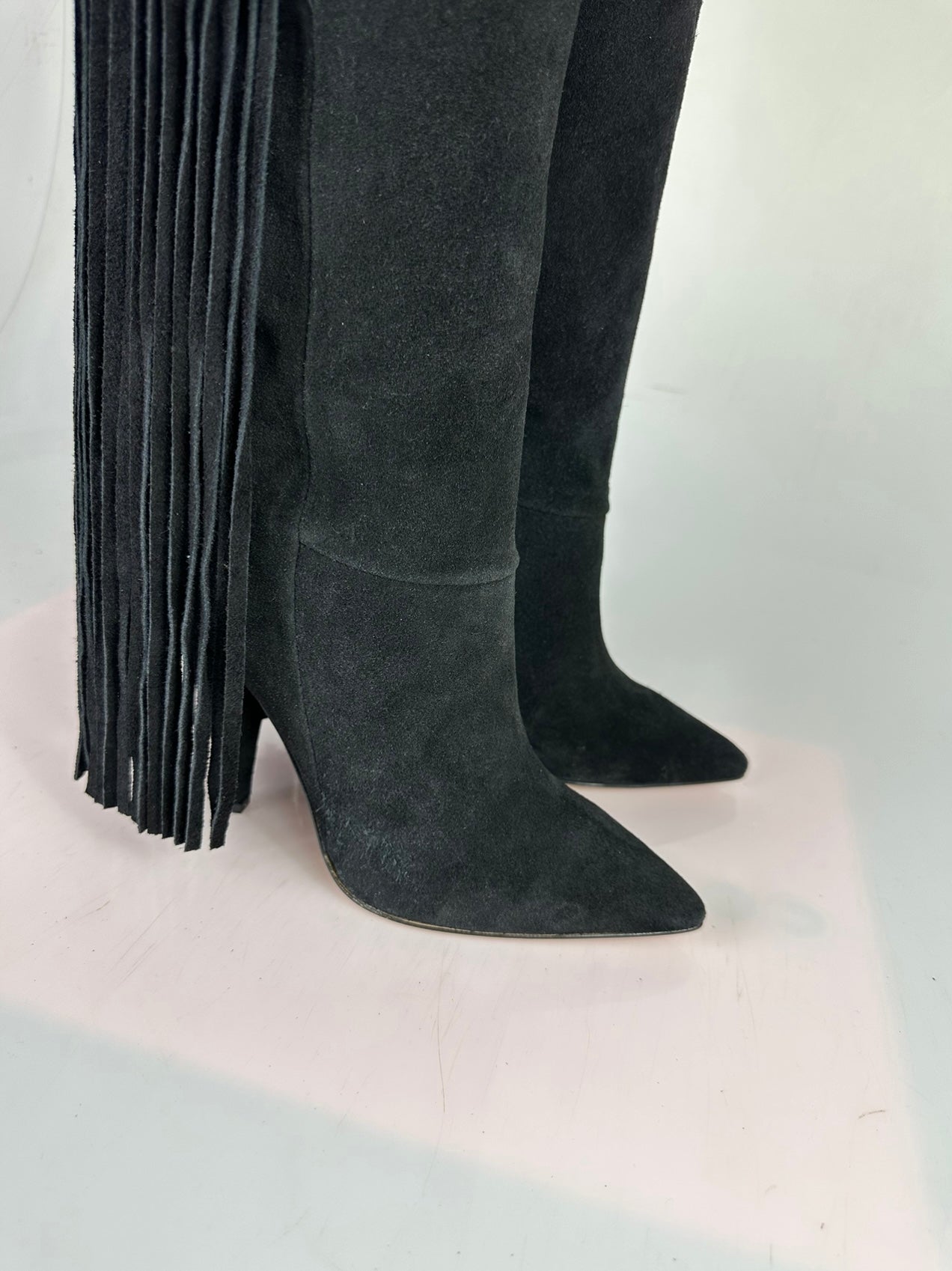Cesare 1571 black suede
