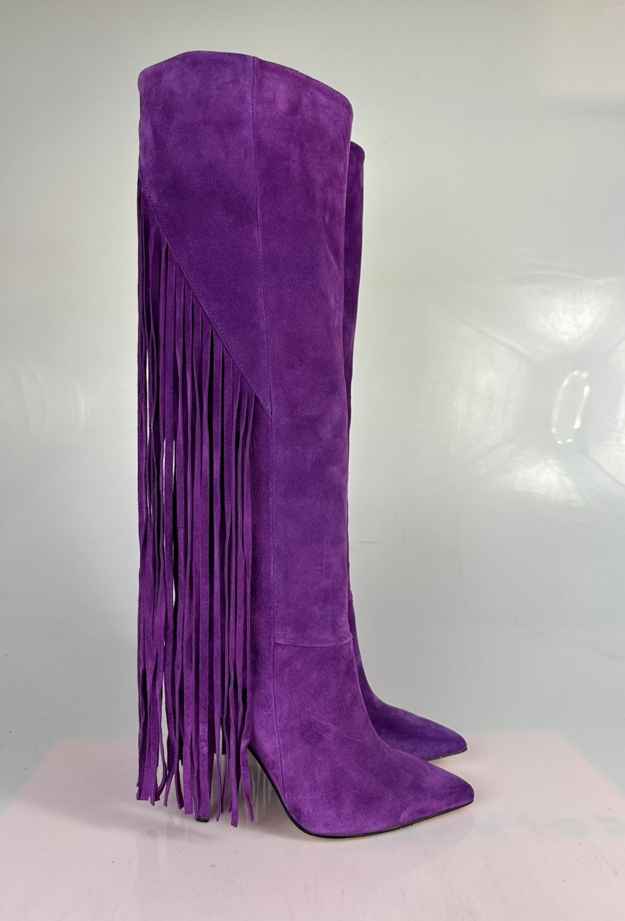 Cesare 1571 purple suede