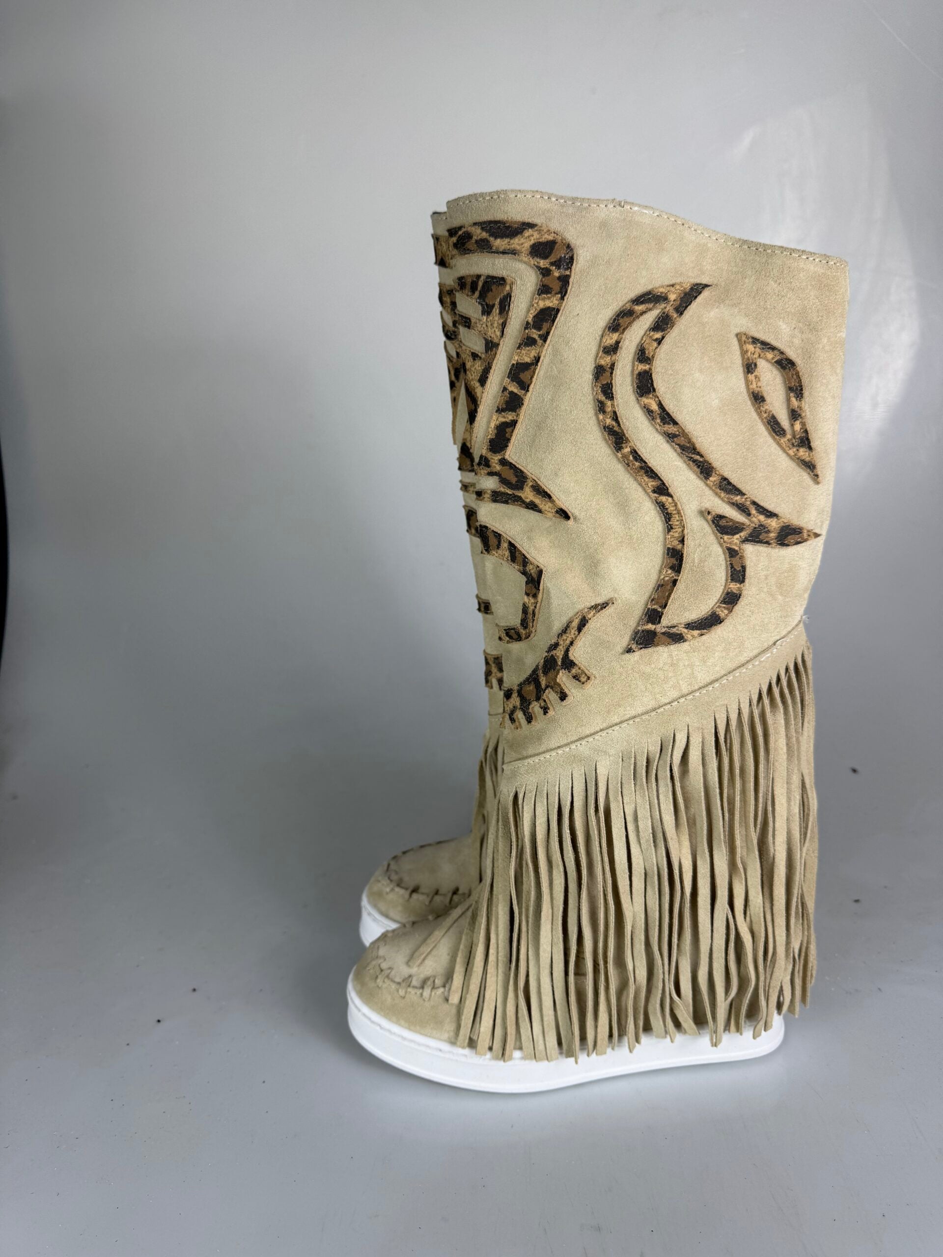 Santhoo mid cam beige con lunares rotos