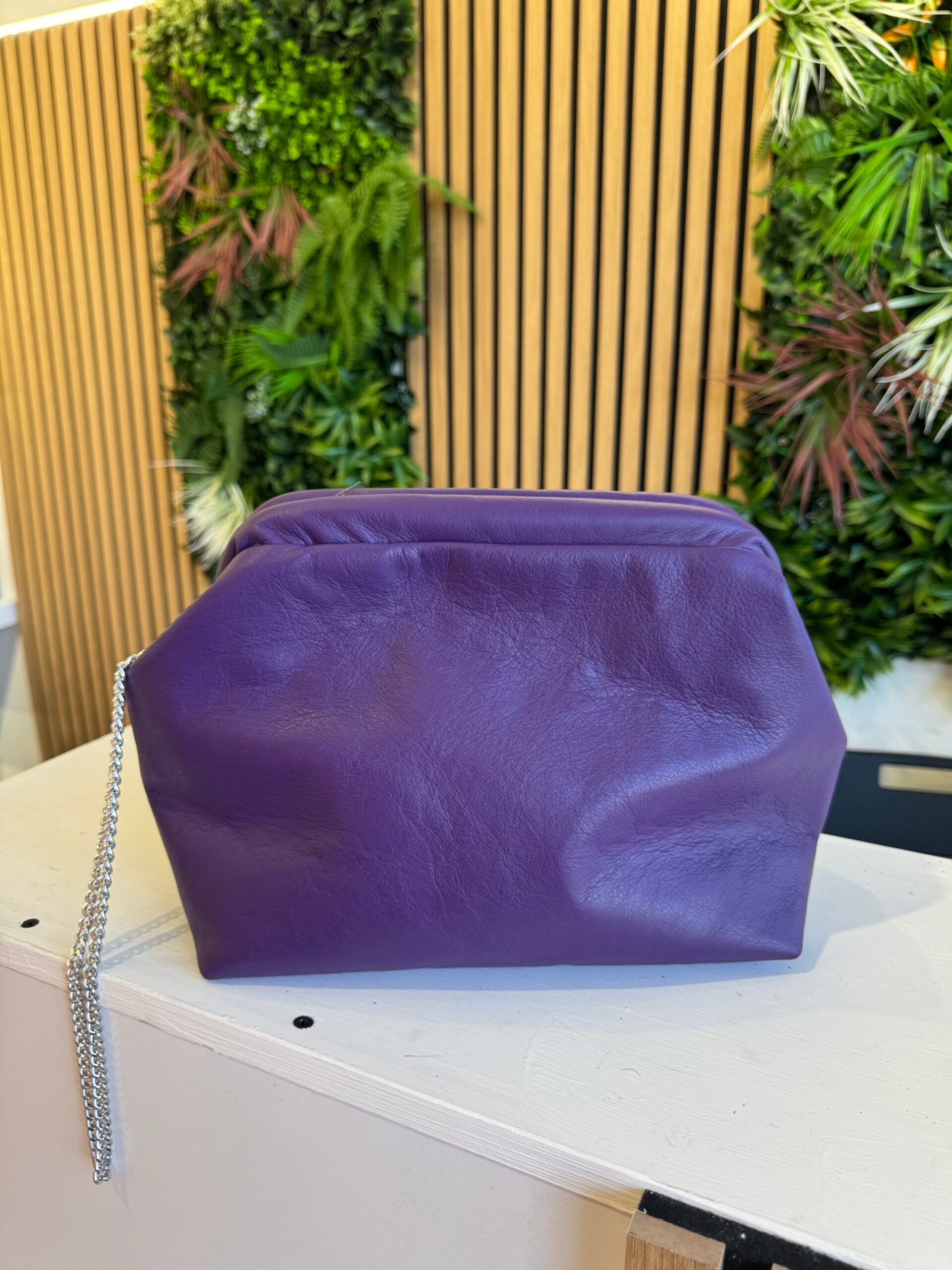 Pochette orlando pelle viola
