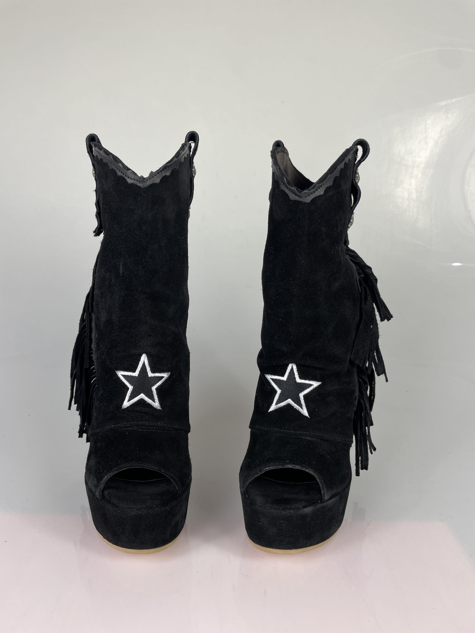 Carmensita Euphoria mid black suede