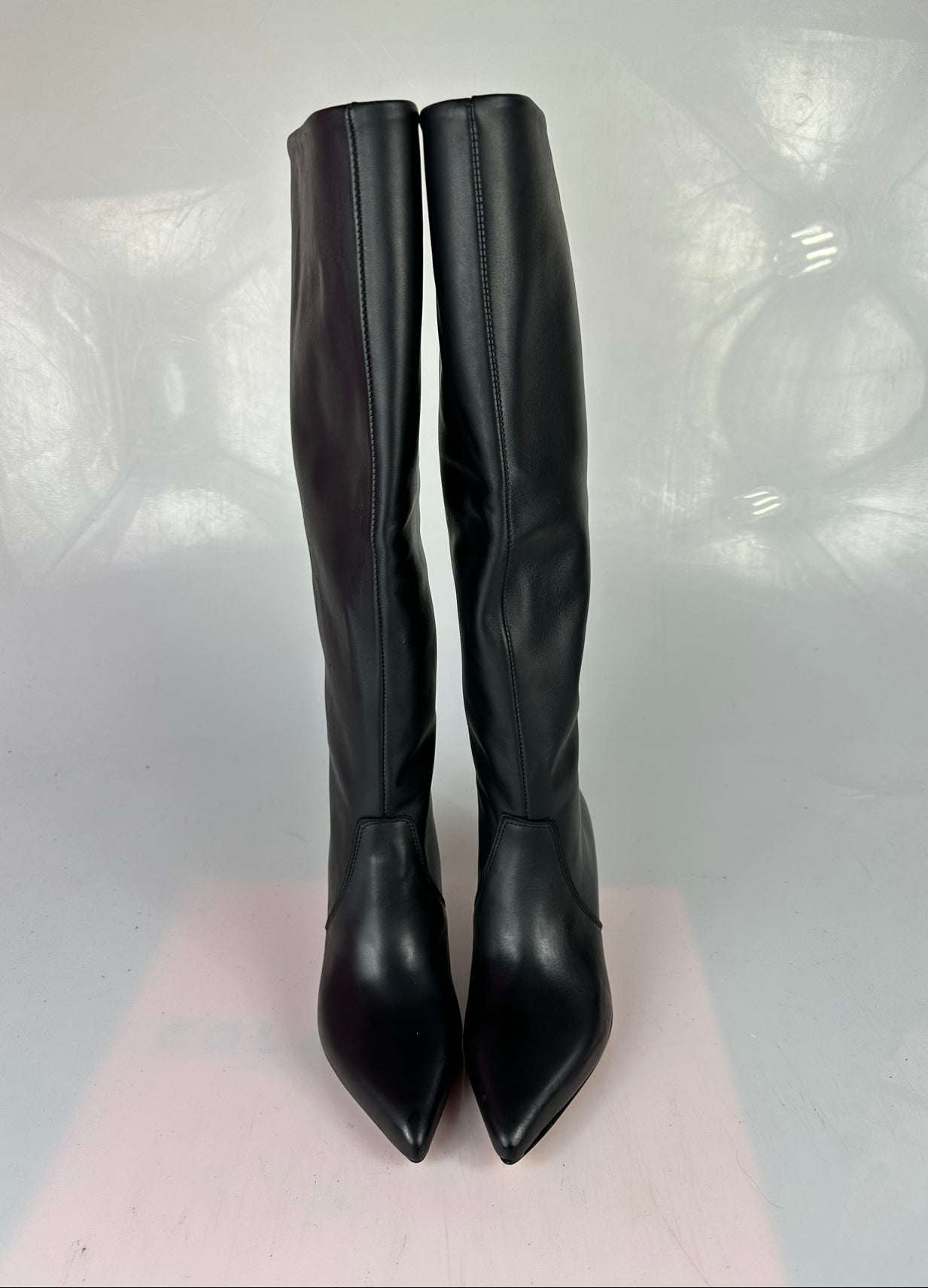 Flaminia no f. black leather