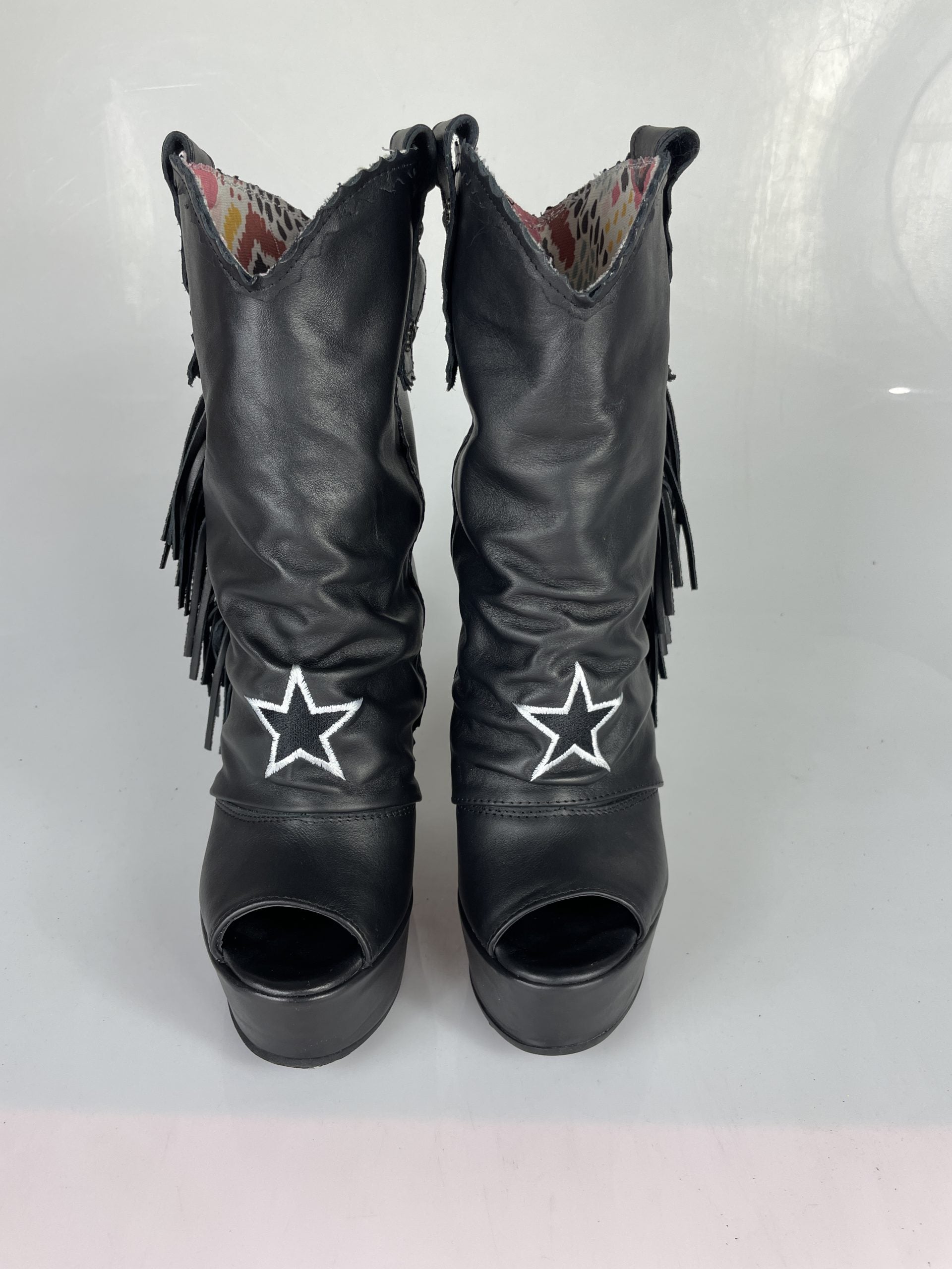 Carmensita Euphoria mid black leather