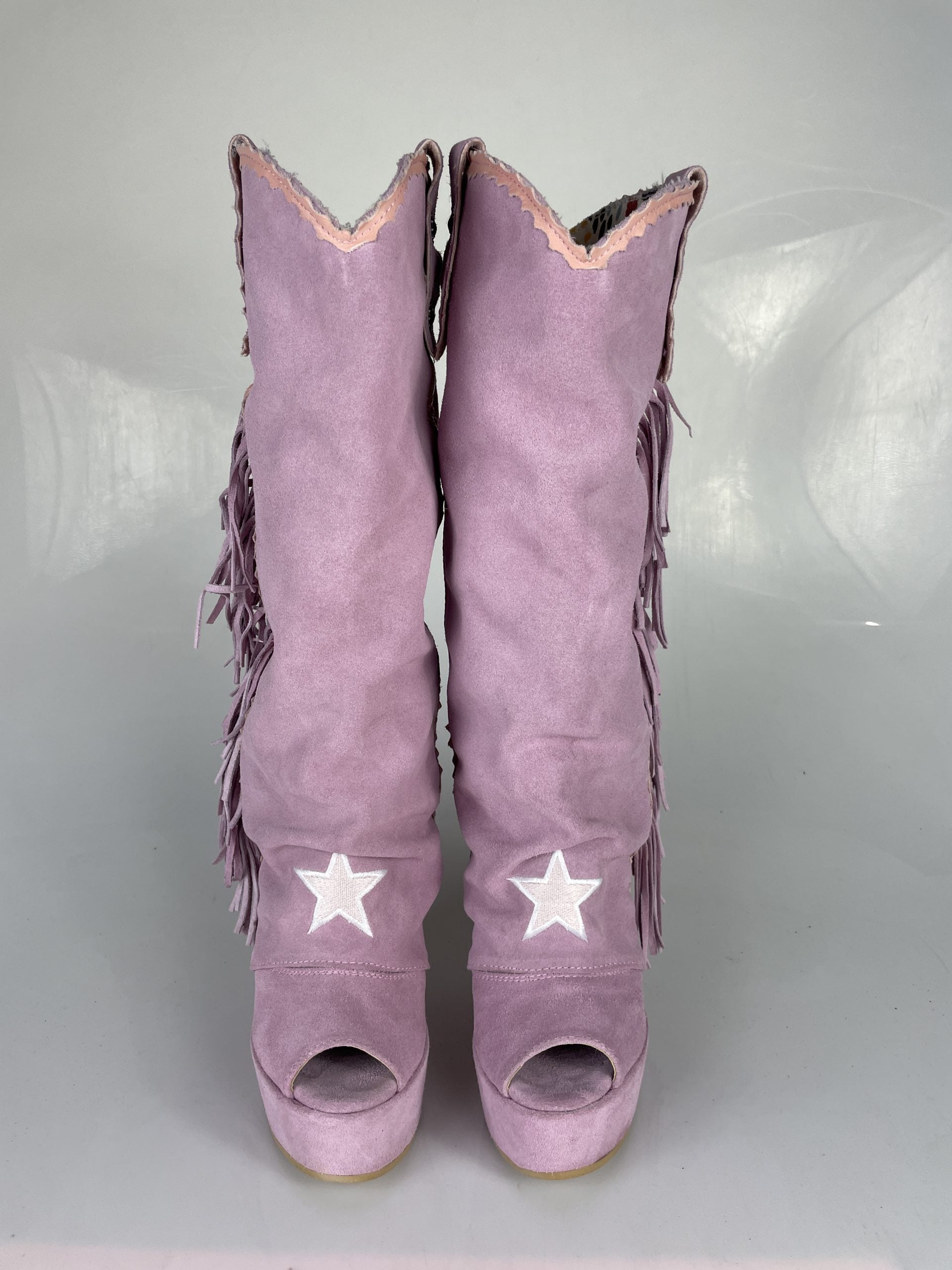 Carmensita euphoria pink suede