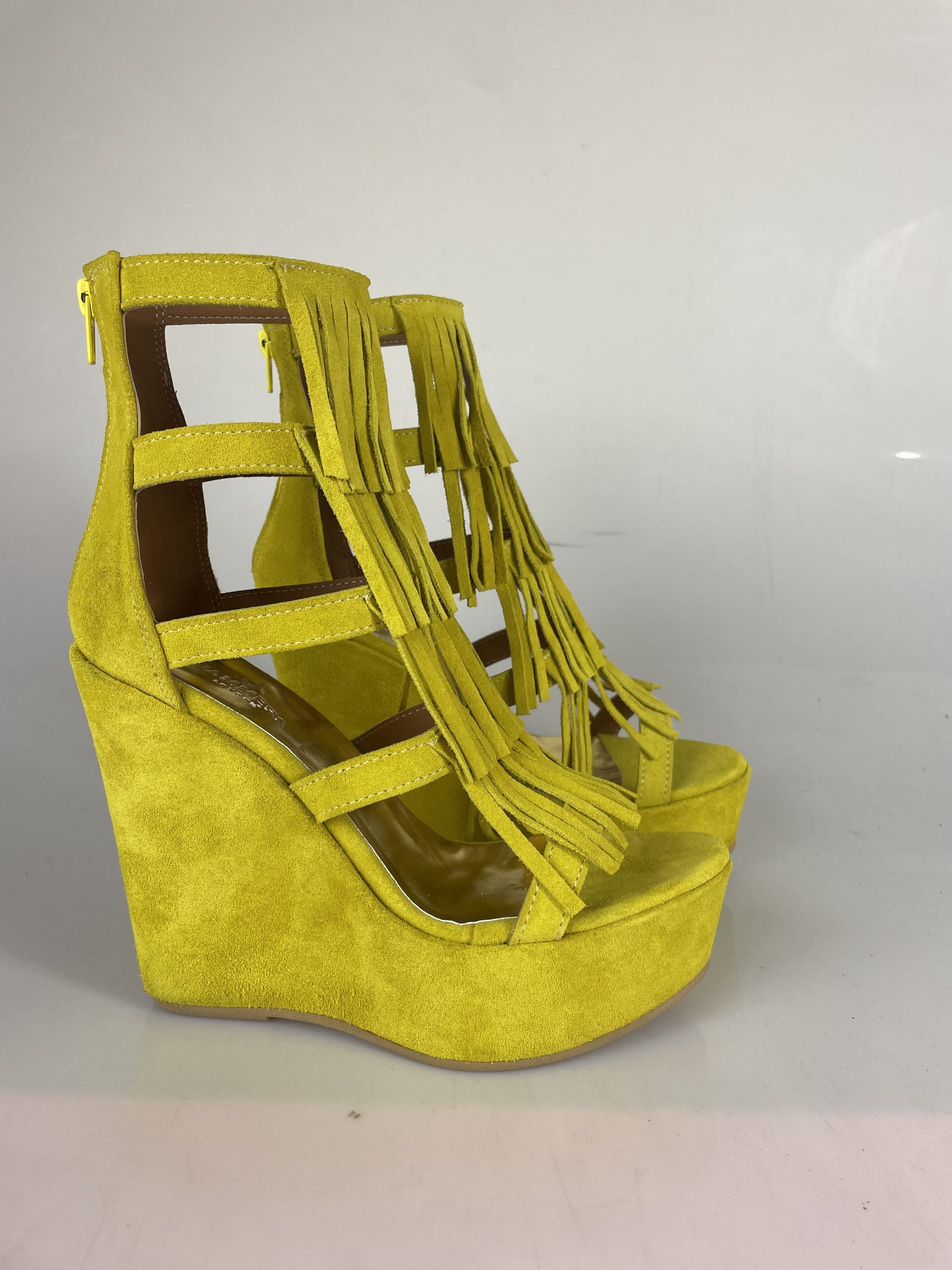 Carmensita Aphrodite Yellow Suede
