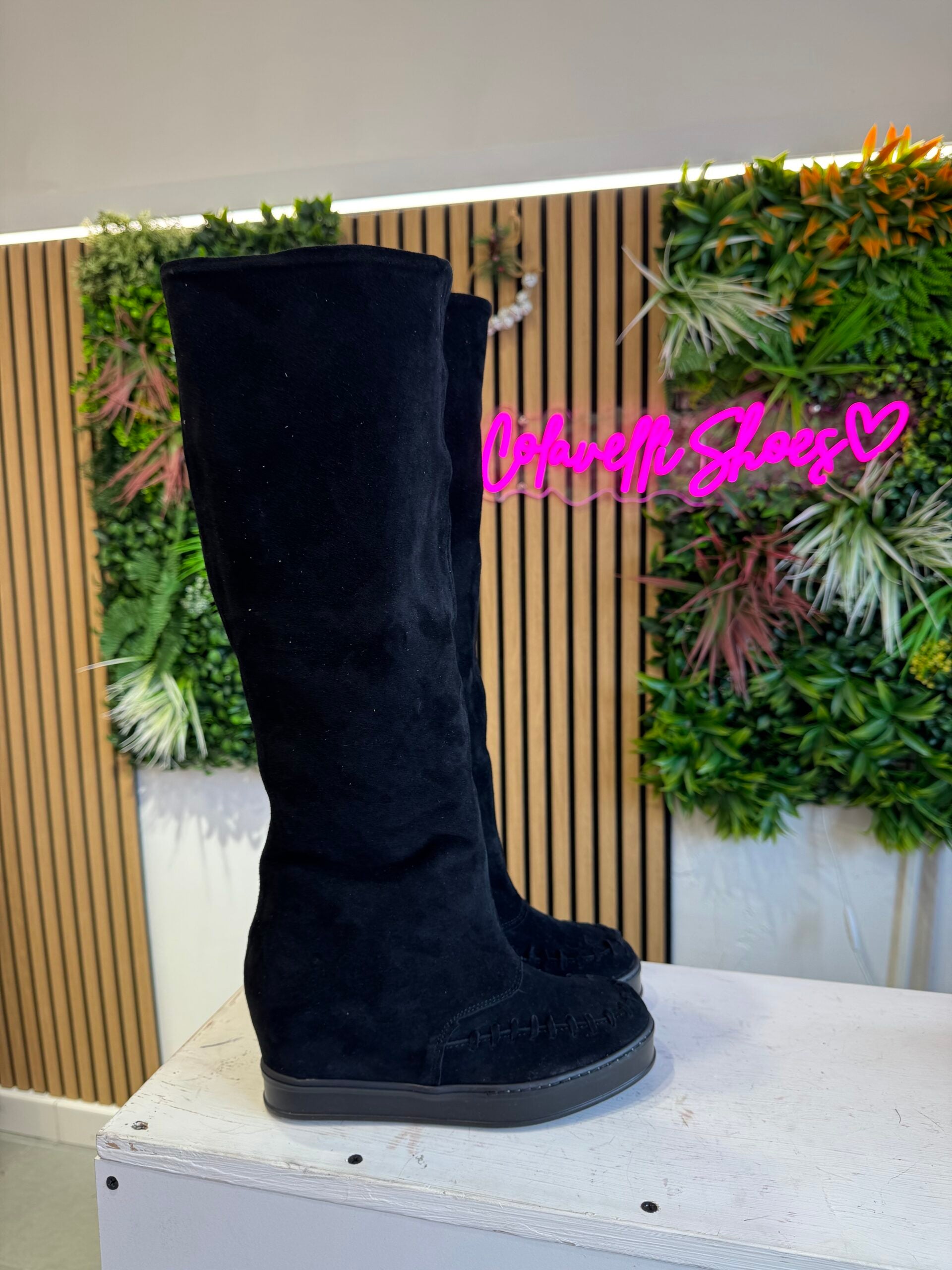 Flaminia full up ante negro sin flecos