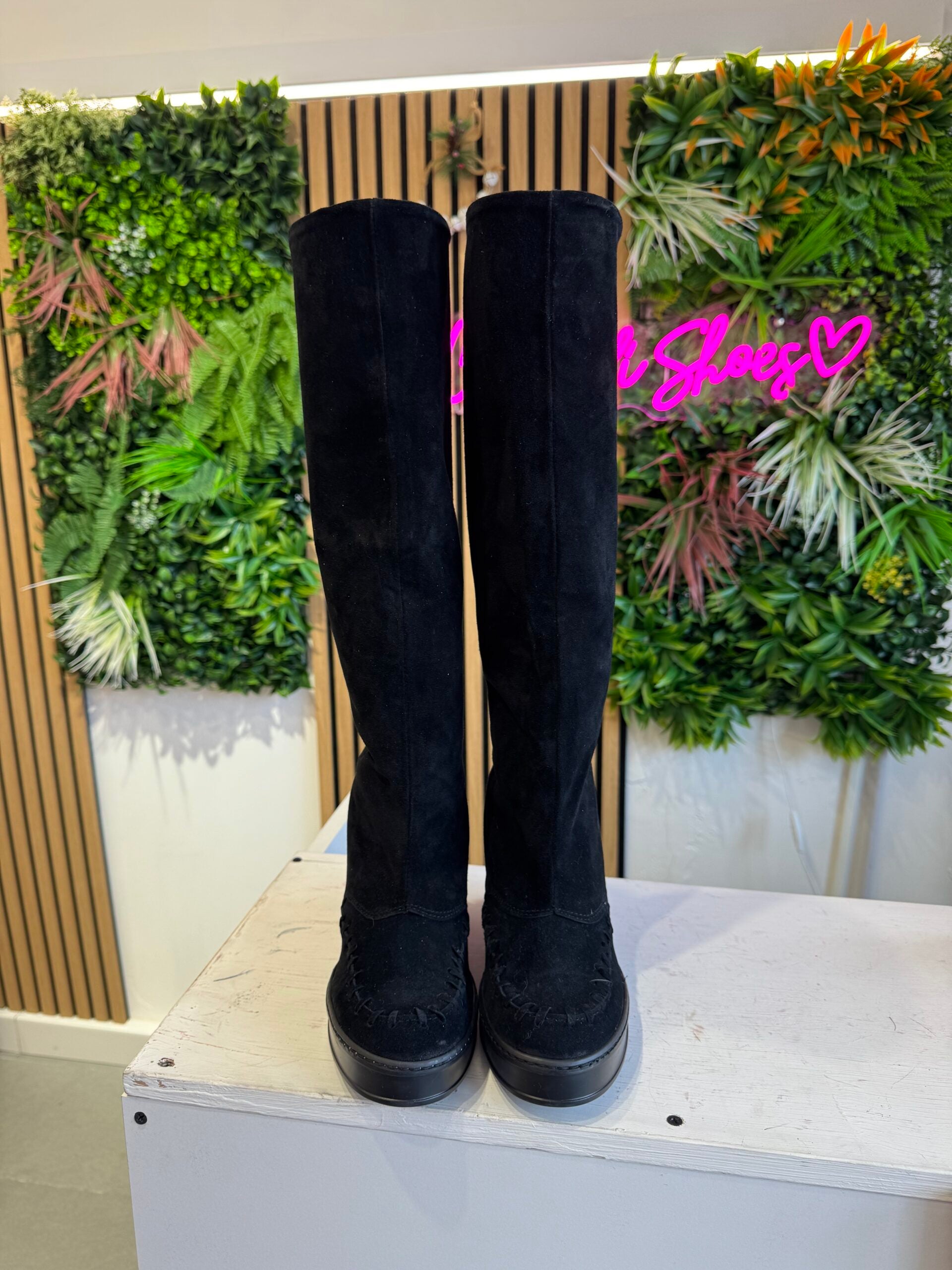 Flaminia full up ante negro sin flecos