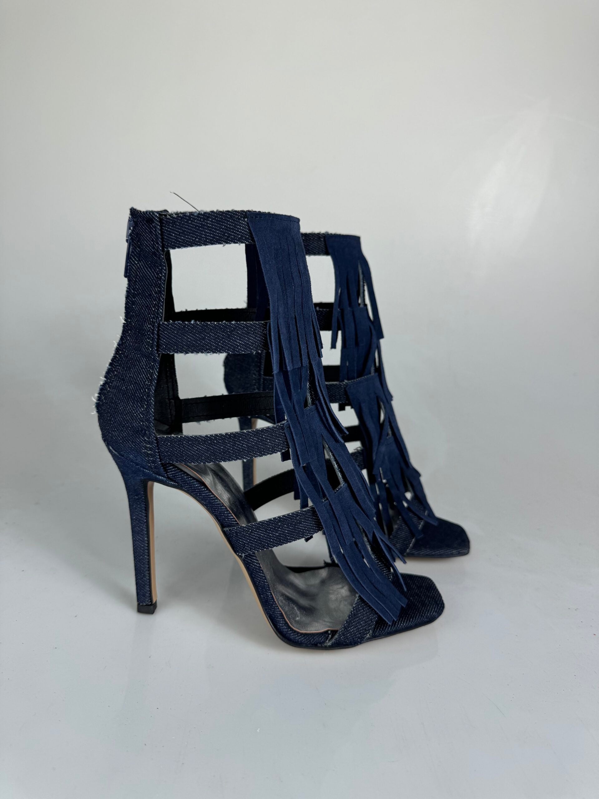 Afrodite jeans rip cam blu