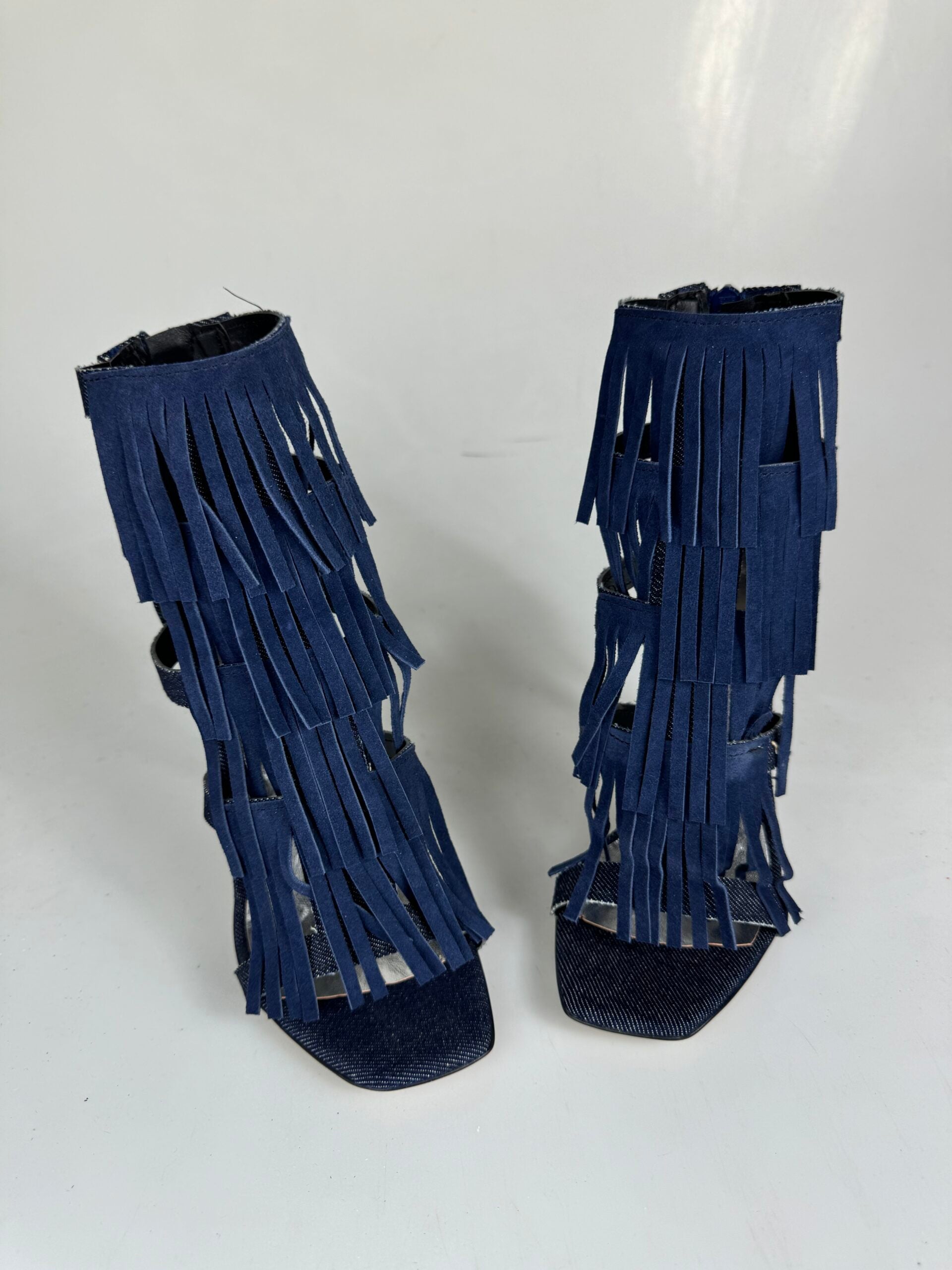 Afrodite jeans rip cam blu
