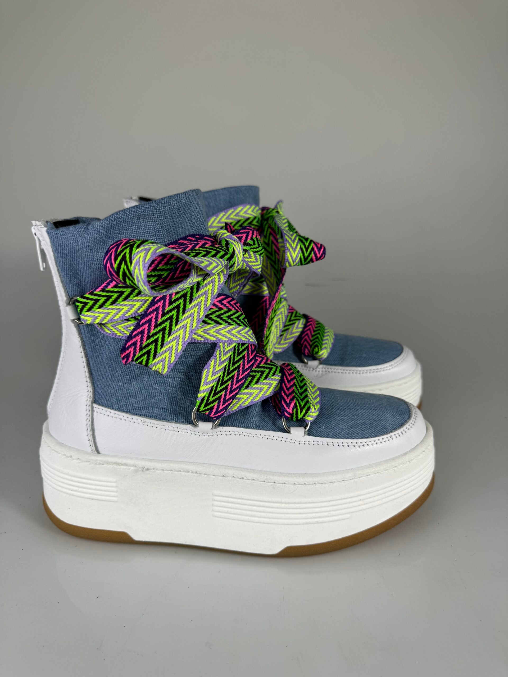Wolf7 multicolor laced jeans