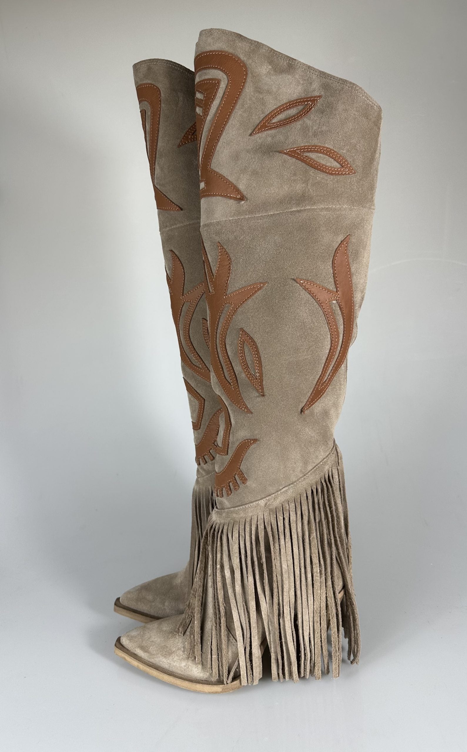 Gabriella Santhoo beige suede/leather