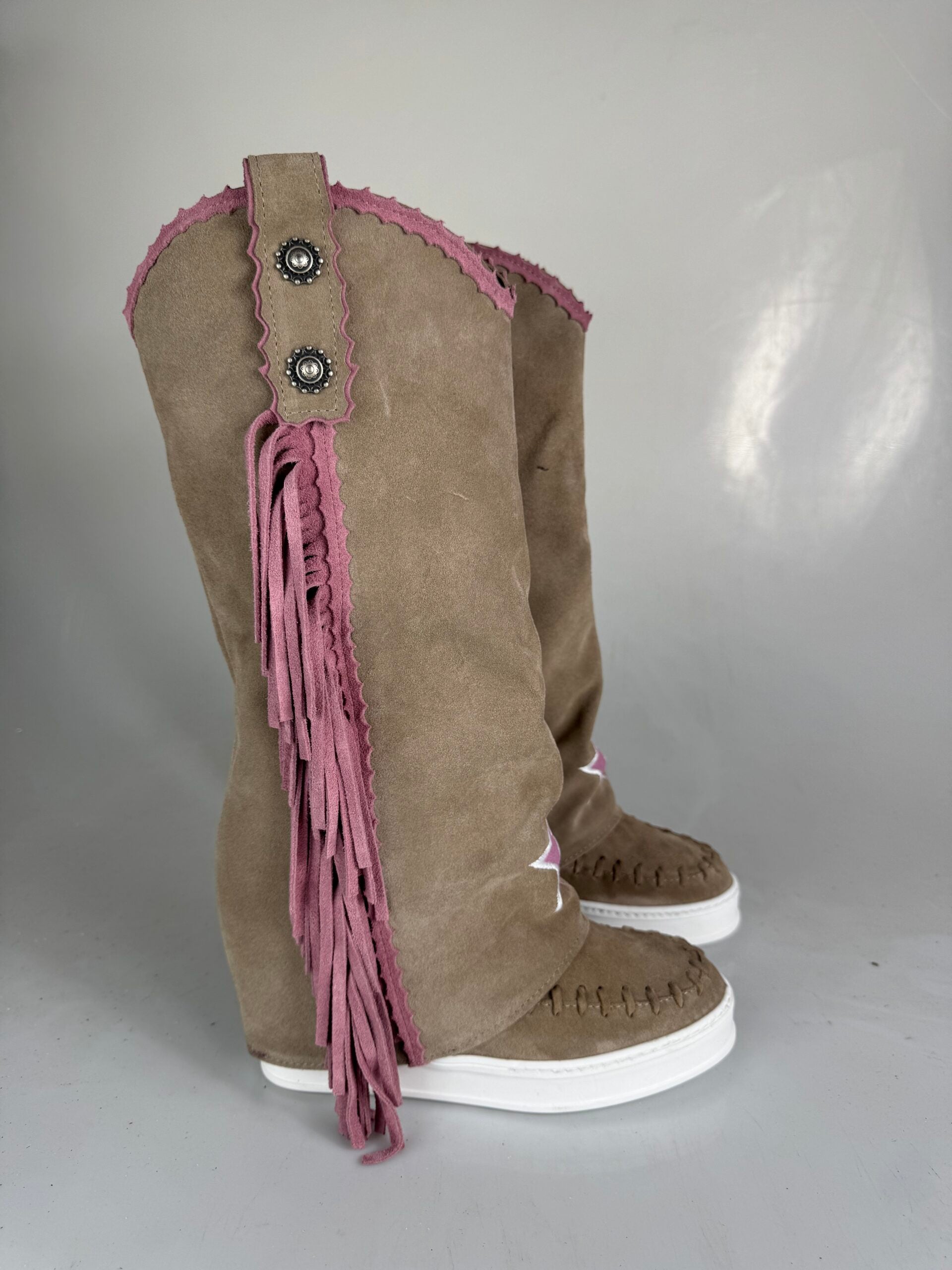 Cámara Euphoria completa, cámara beige, rosa rasgado