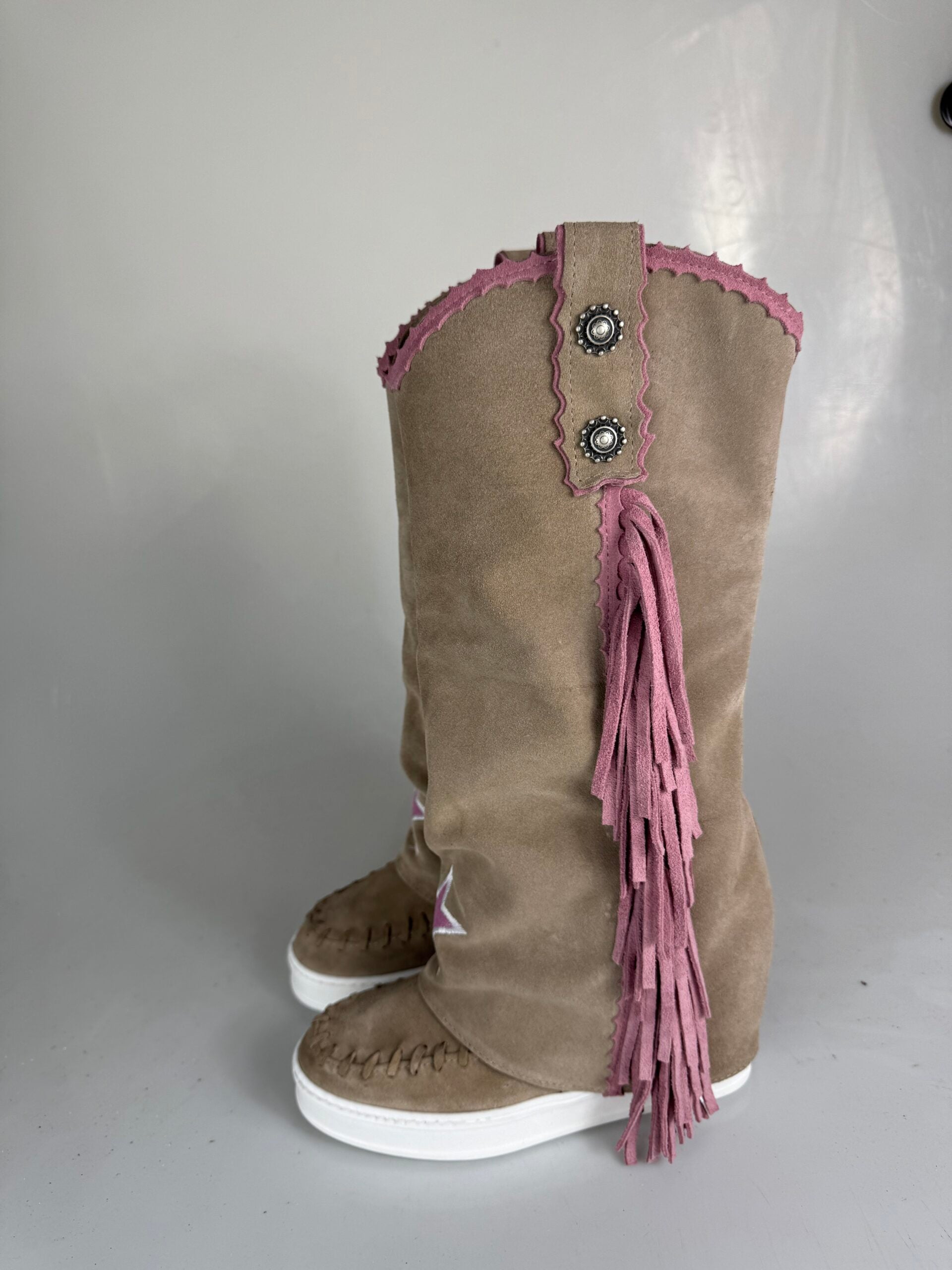 Cámara Euphoria completa, cámara beige, rosa rasgado