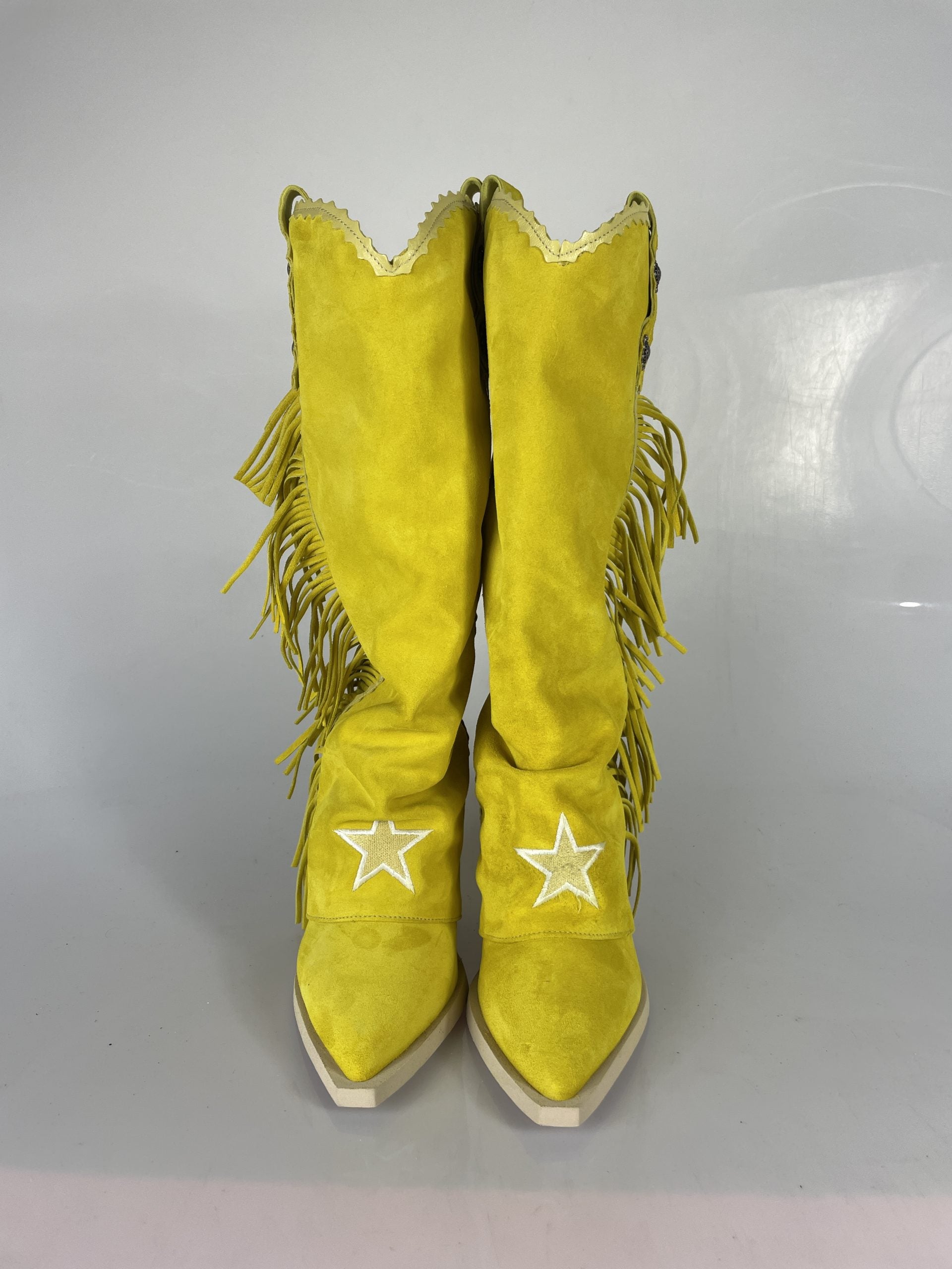 Euphoria yellow suede