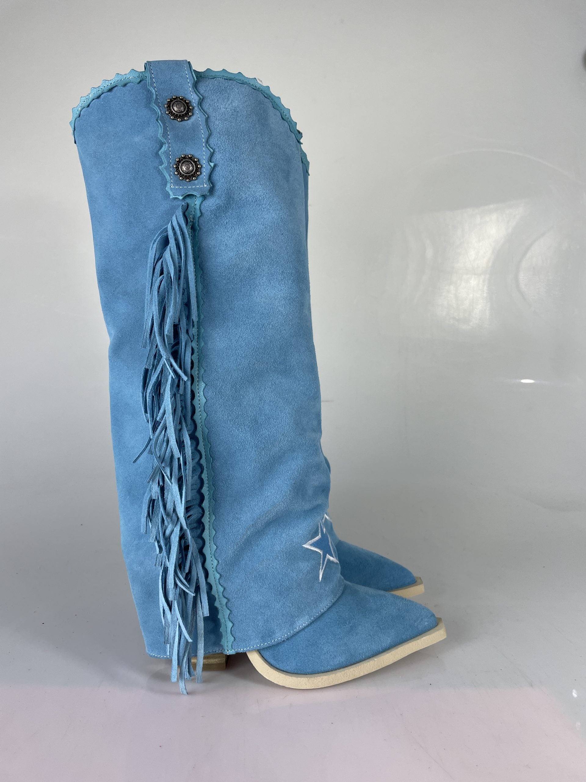 Euphoria turquoise suede