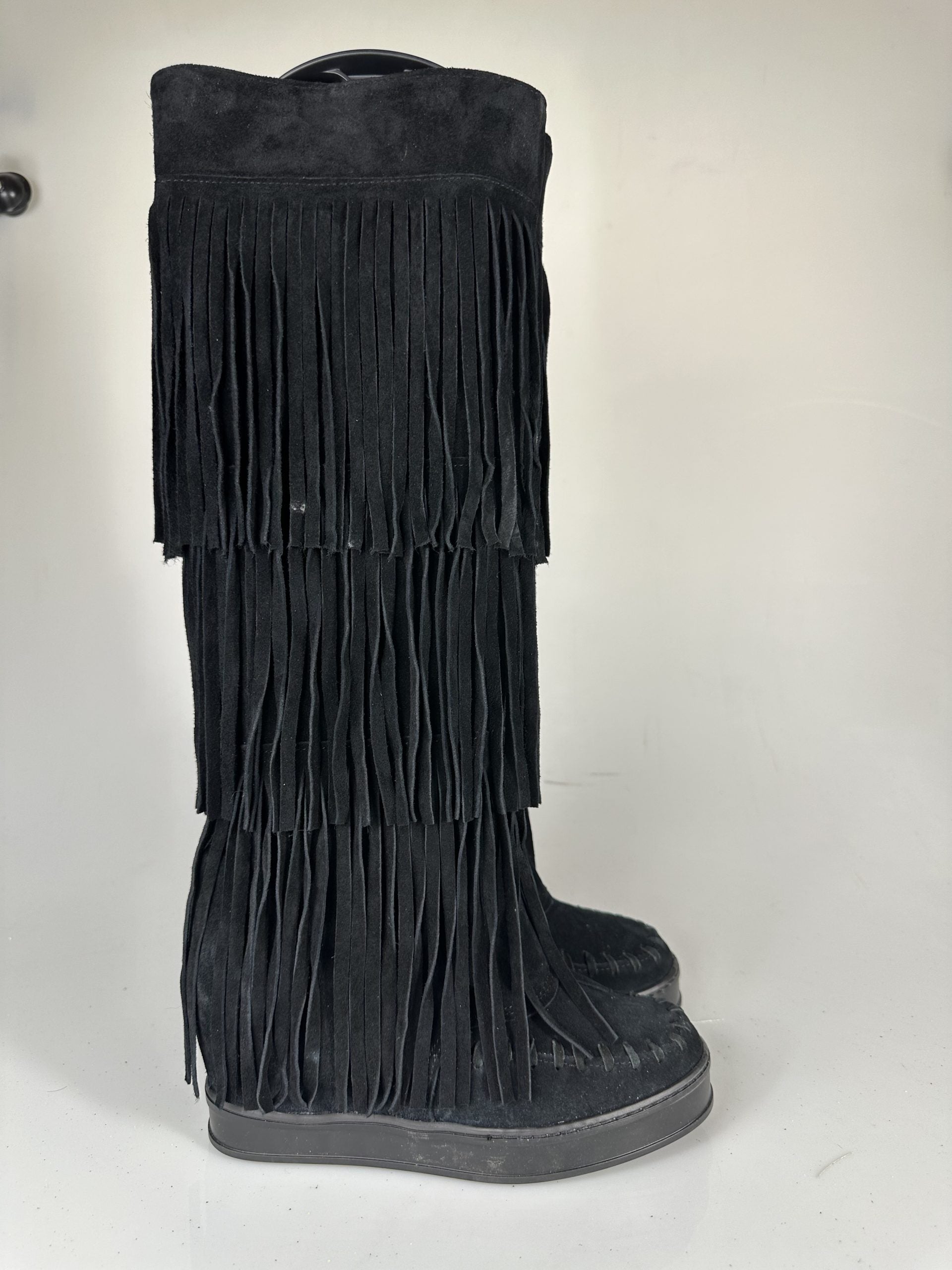 Flaminia full up ante negro suela negra