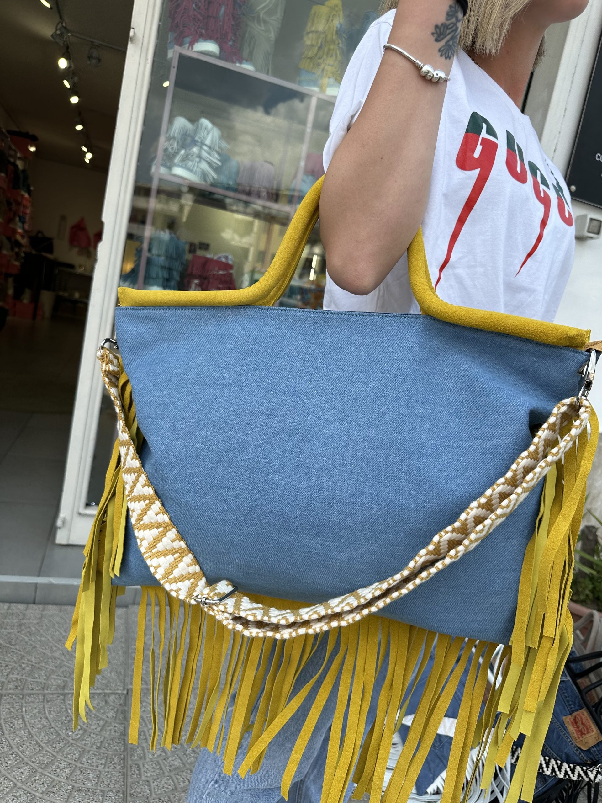 Jumbo arcobaleno jeans\giallo